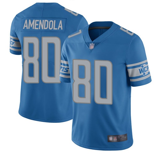 Detroit Lions Limited Blue Men Danny Amendola Home Jersey NFL Football #80 Vapor Untouchable->detroit lions->NFL Jersey